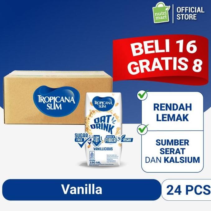

Tropicana Slim Oat Drink 190Ml (24 Pcs) - Ready To Drink