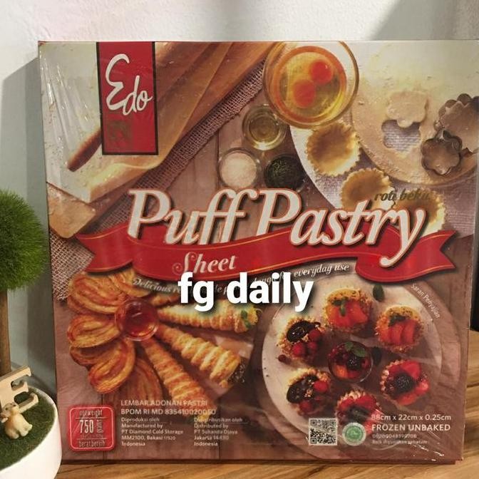 

Puff Pastry Sheet Edo Murah / Kulit Pastry Halal / Kulit Zuppa