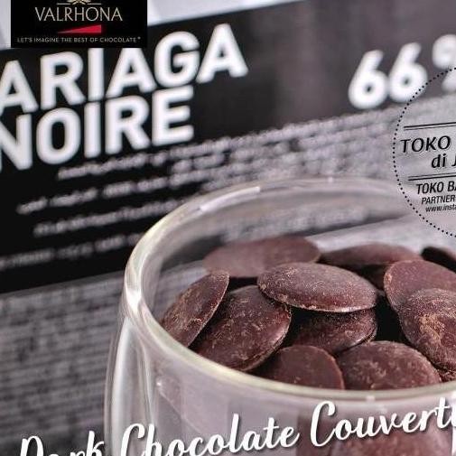 

Valrhona Ariaga Noire 66% 500Gr Couverture Dark Chocolate Coin Cokelat