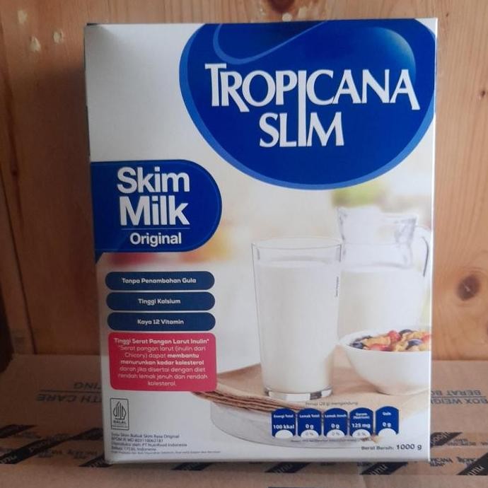 

Tropicana Slim Non Fat Skim Milk (Susu Nfdm Original 1Kg / 1000Gr)