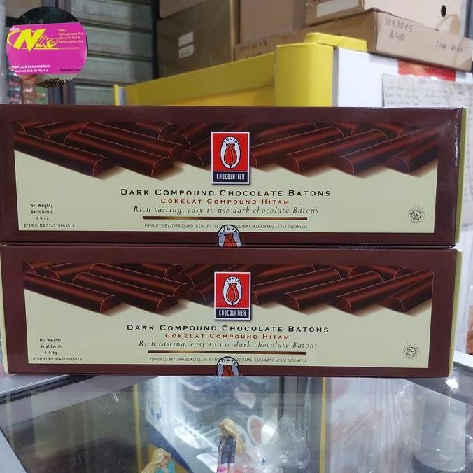 

Coklat Tulip Stik / Chocolate Stick Baton / Stick Compound 1.5 Kg