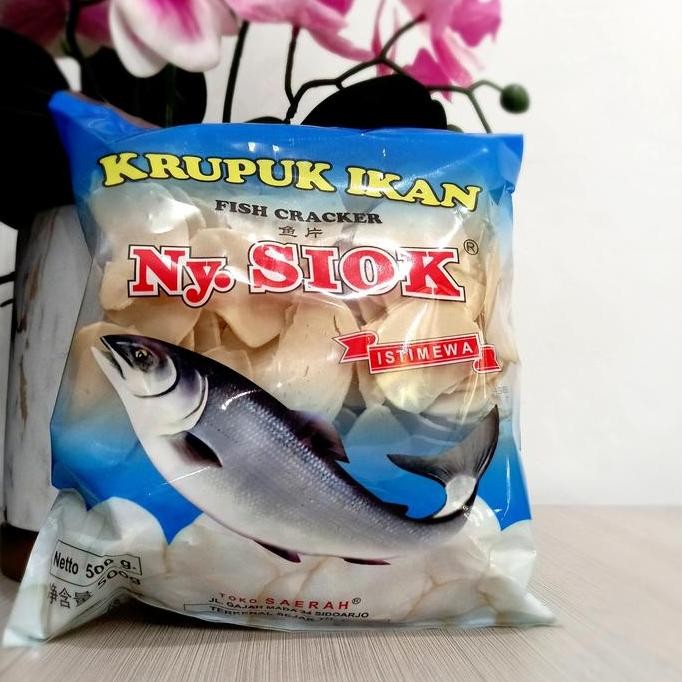 

Kerupuk/ Krupuk Ikan Ny Siok 500Gr Pins Snack