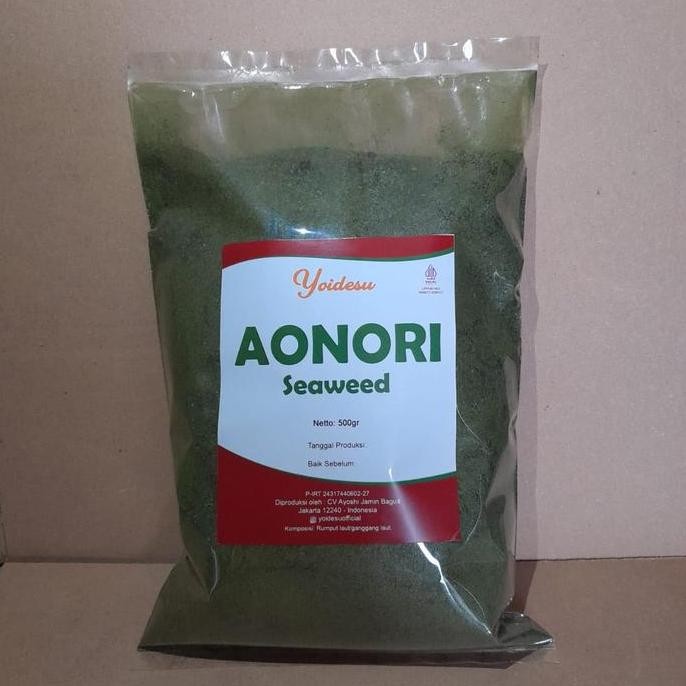 

Aonori 100 Gram / Nori Bubuk / Seaweed / Ao Nori Rumput Laut