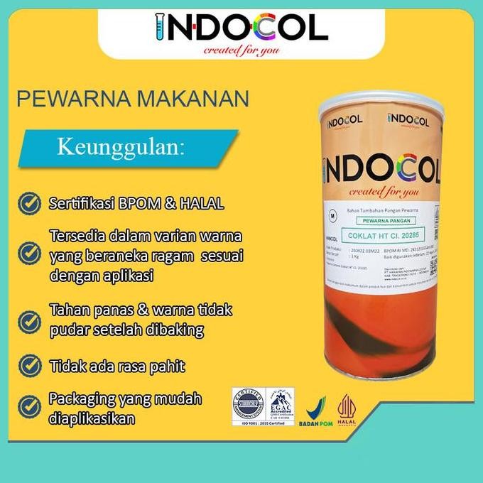 

Pewarna Makanan Indocol Premium Coklat Ht (Rc)