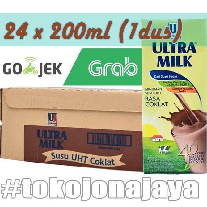 

Ultra Milk 200 Ml Dus (Isi 24 Pcs) Susu