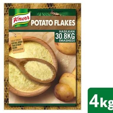 

Knorr Mashed Potato Flake Kemasan Kotak 4Kg,Tepung Kentang Enak&Simple