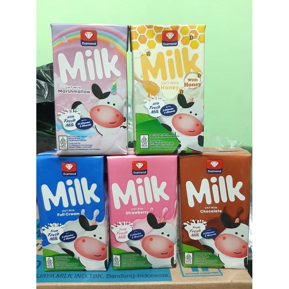 

Susu Diamond Milk Uht 125 Ml