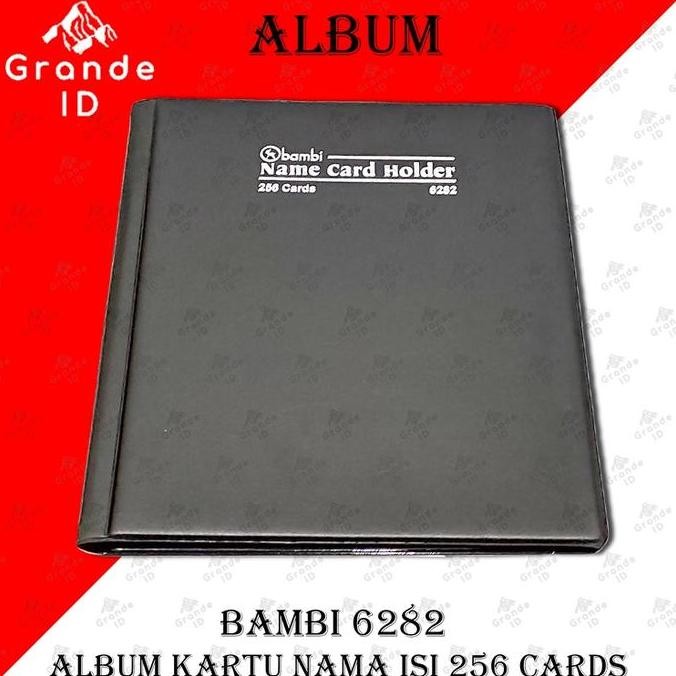 

Buku Album Kartu Nama Isi 256 Card Bambi 6282