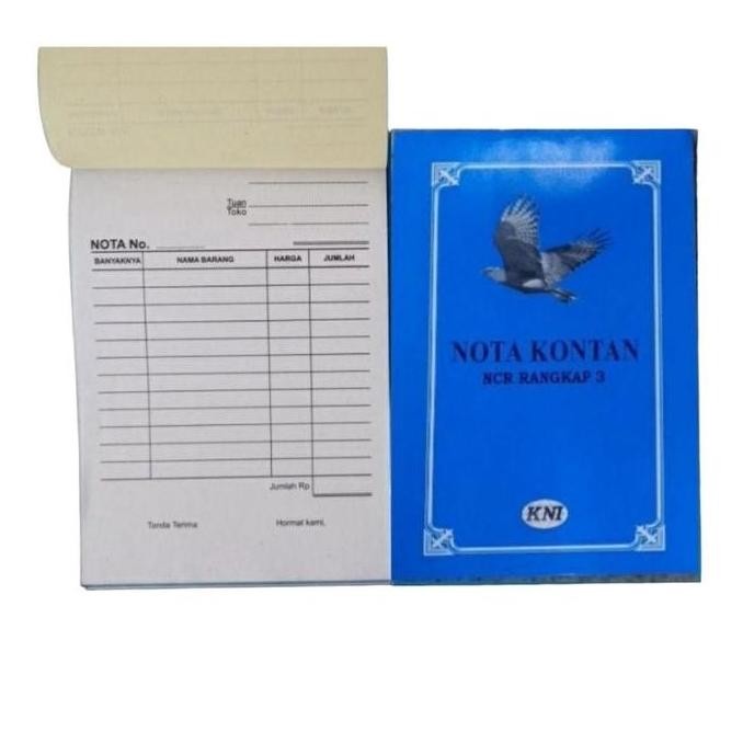 

10 Nota Kontan Rangkap 3 Ply Kecil K3 Bon