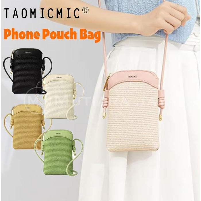 Efs Taomicmic Tas Selempang Wanita Pouch Handphone Dompet Hp Mini Phone Bag