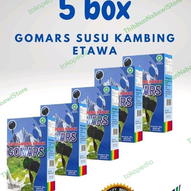 

Gomars Susu Kambing Etawa Bubuk Paket 5 Box