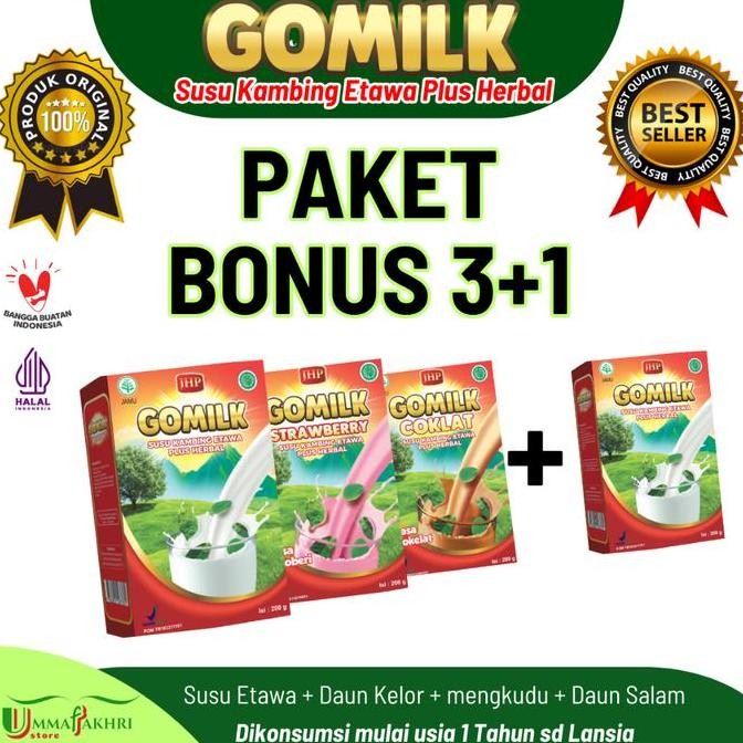 

Gomilk Susu Etawa Herbal Paket Bonus Paling Best Seller