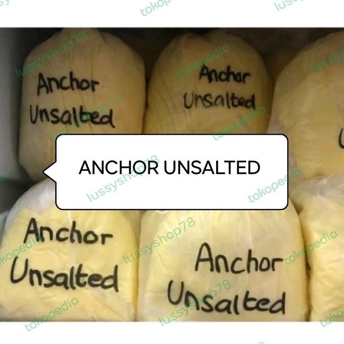 

Anchor Butter Unsalted Repack 1Kg Khusus Gojek