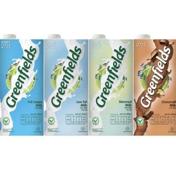 

Susu Greenfields Uht 950Ml @12 Pcs