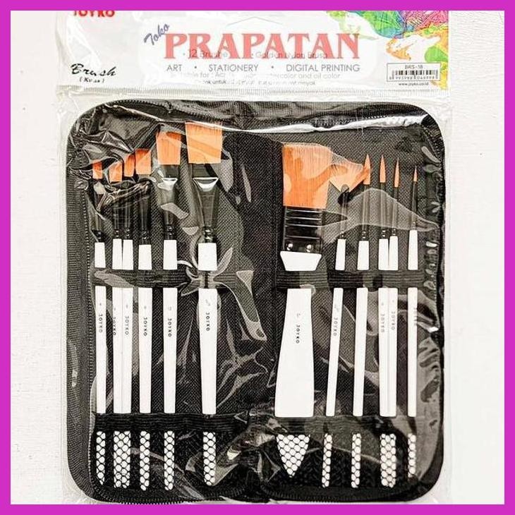 

( SEKOLAH / LUKIS ) READY KUAS LUKIS SET JOYKO BRS-18 | PAINT BRUSH SET (SENI / MENGGAMBAR / ART / KERAJINAN ) PRIVASI AMAN
