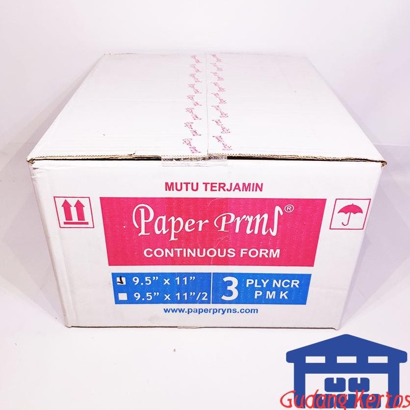 

JH8 CONTINUOUS FORM 91/2 X 11 3PLY PAPERPRYNS
