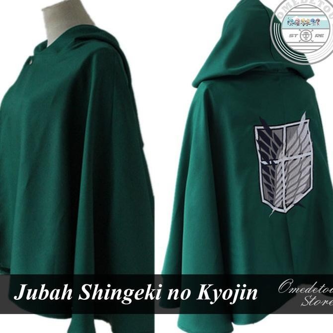 df-7 Ox04 fx-45 FINAL SEASON AOT PROMO JUBAH ANIME ATTACK ON TITAN SHINGEKI NO KYOJIN (SNK) Jubah AO