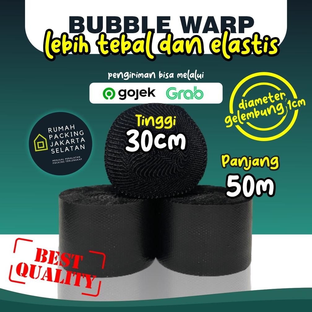 

JH8 Bubble Wrap Potongan 30cm x 50m KHUSUS INSTAN