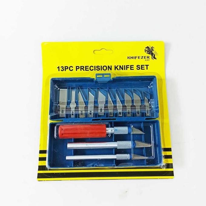 

ready !!! 1 Set of Paper Cutting Tool 13 Blades + 3 Handles Paper Cutter Craft