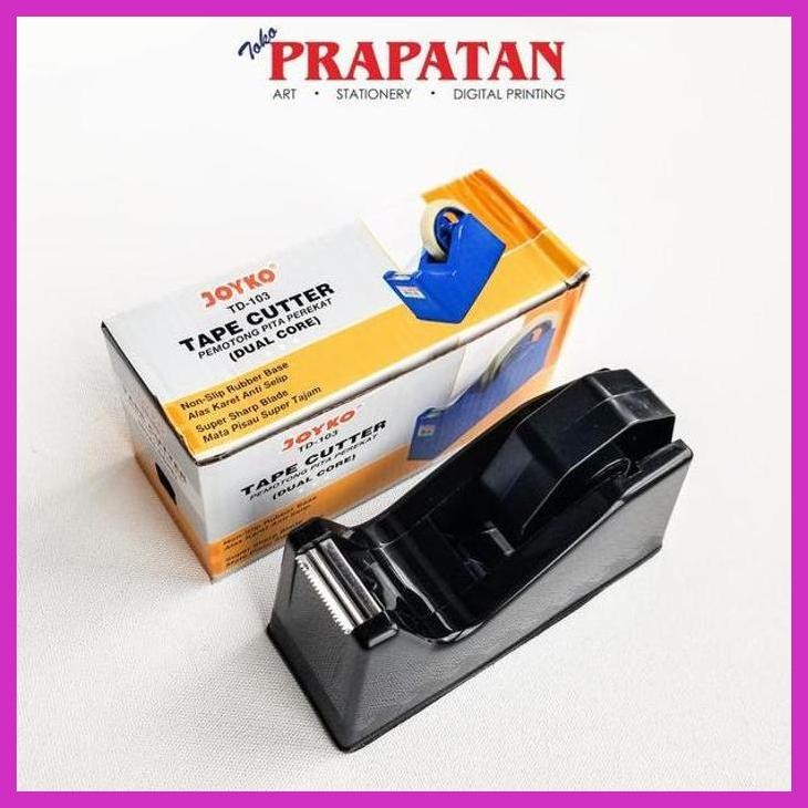 

( SEKOLAH / LUKIS ) DISCOUNT TAPE DISPENSER / TAPE CUTTER JOYKO TD-103 (SENI / MENGGAMBAR / ART / KERAJINAN ) PACKING AMAN