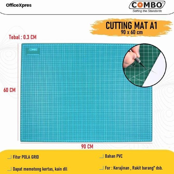 

ready !!! Alat Pemotong Cutting Mat / Alas Tatakan Potong Kertas A1 Combo