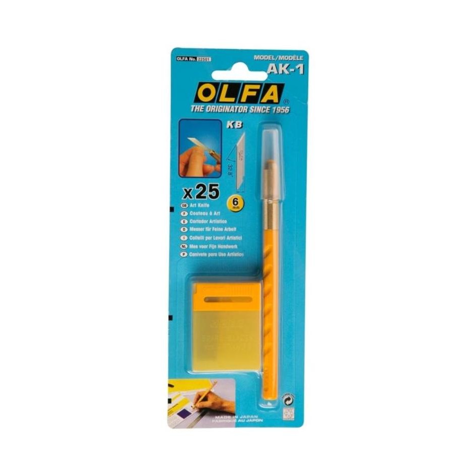 

ready !!! Art Knife Olfa AK-1 Art Knife Pisau Ukir Seniman Kecil isi 25pcs Blade