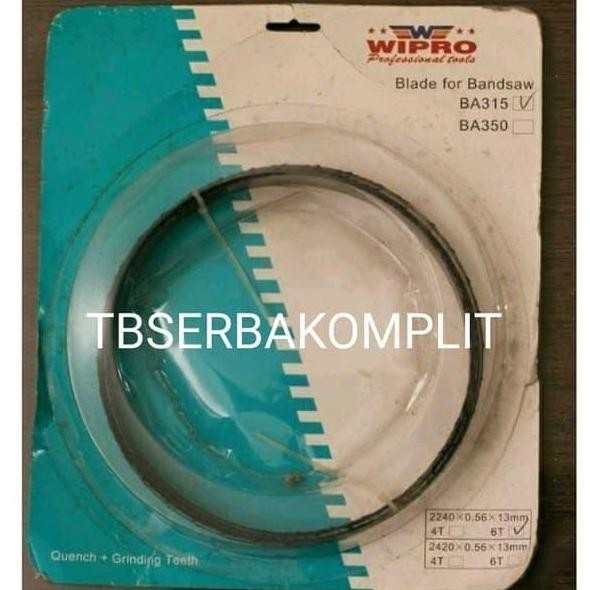 Mata Gergaji Bandsaw Blade 12 inch 6T Wipro JDD315 Mata Gergaji Pita