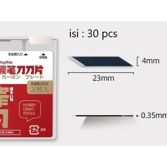 

ready !!! Art Knife and Blade Replacement Refill / Handle dan Mata Pisau Gundam - Hobby Mio