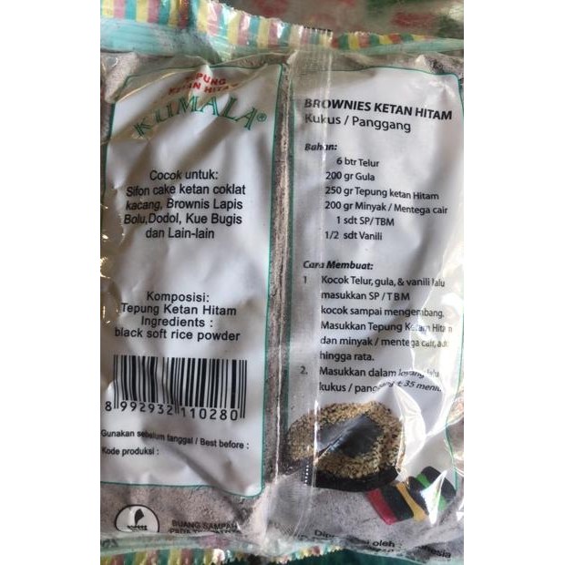

Promo Tepung Ketan Hitam Kumala 250 Gram