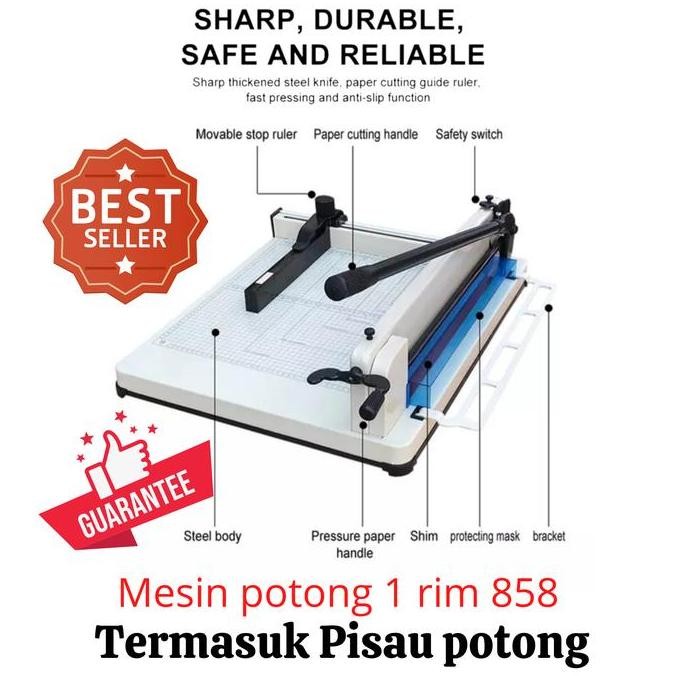 

ready !!! mesin pemotong kertas 858 A3 atau paper cutter 858 A3