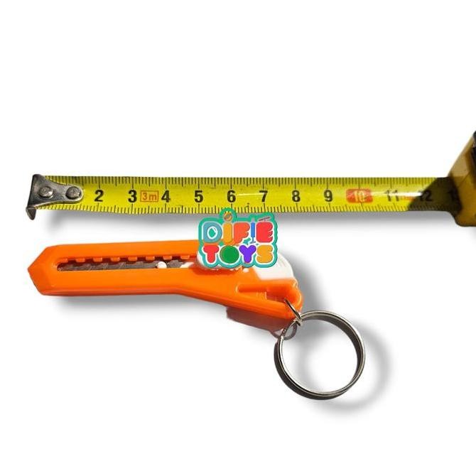 

ready !!! 12Pcs Gantungan kunci cutter pisau mini