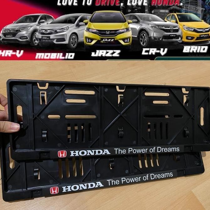 new  dudukan tempat plat nomor Honda jazz hrv crv civic freed