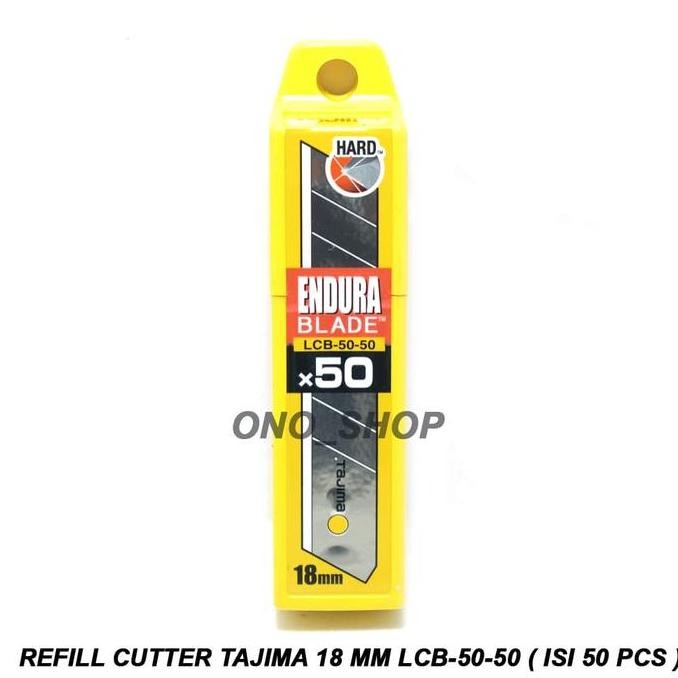 

ready !!! Refill Cutter Tajima 18 mm LCB-50-50 ( isi 50 Pcs )