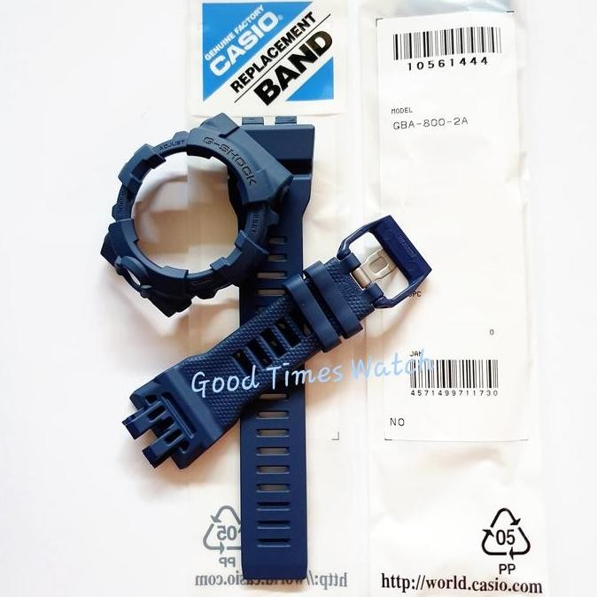 new  PAKET STRAP BEZEL G-SHOCK GBA-800-2A GBA 800 Casio Original
