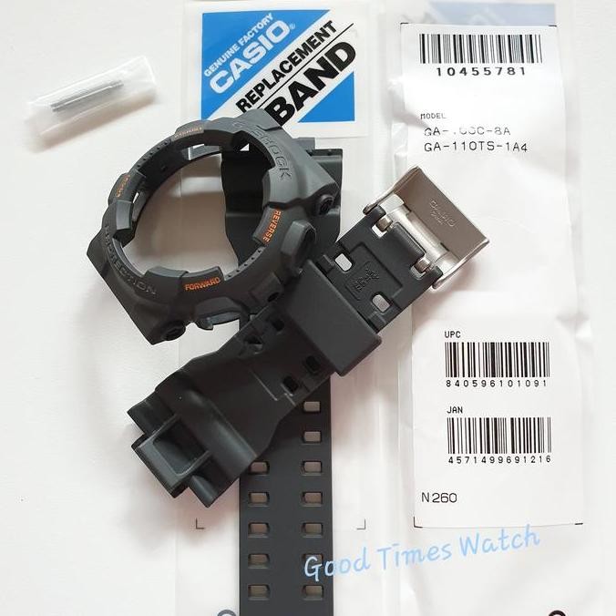 new  PAKET STRAP BEZEL G-SHOCK GA-110TS-1A4 GA 110TS GA 110 CASIO ORIGINAL
