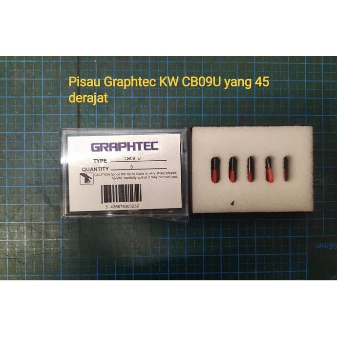 

ready !!! Pisau graphtec KW CB09U yang 45 derajat