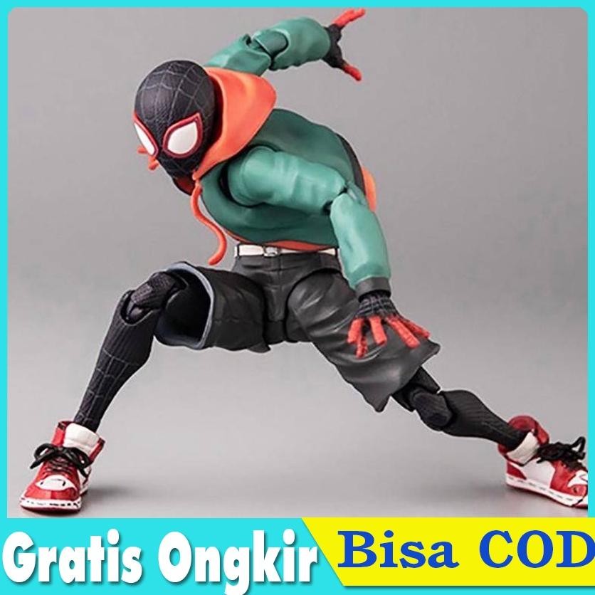 Figure Miles Morales Sentinel Sv Perer Parker Mafex spiderman spider