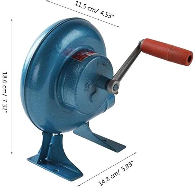 Rumah Tangga Engkol Tangan Blacksmith Forge Blower Memasak Manual