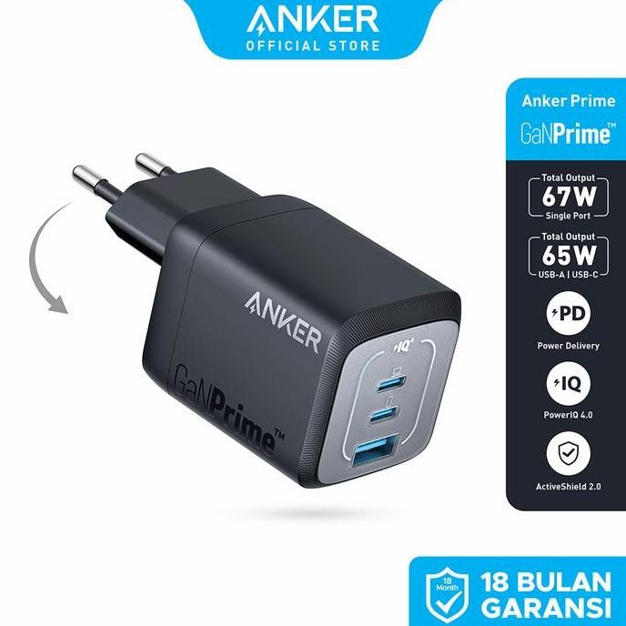 Wall Charger Anker Ganprime 67W - A2669