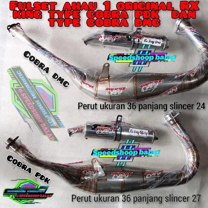 knalpot AHAU motor 1 rx king cobra type pdk dan DMC original rx king rx spesial rx king indonesia te