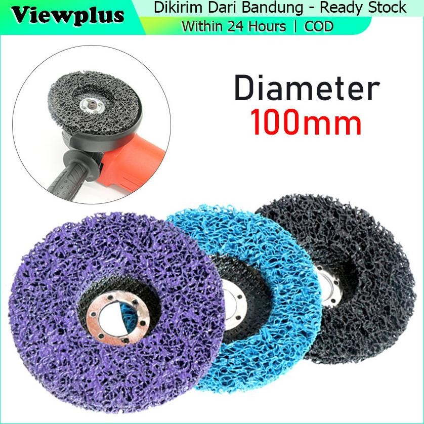 Mata Gerinda Amplas Perontok Karat dan Cat 4 Inch Amplas Disc Penghapus Perontok Pembersih Cat Karat
