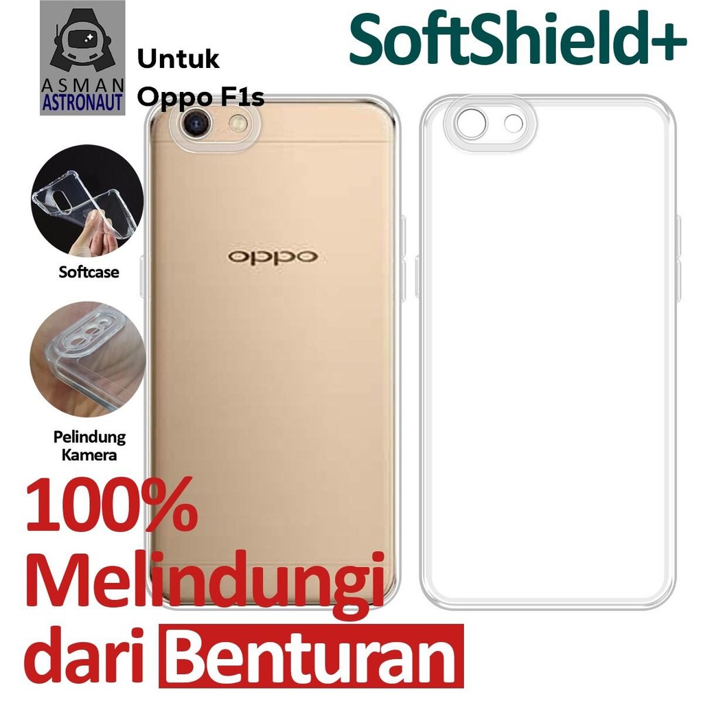 Case Clear Airbag Oppo F1S Softcase Silikon Transparan