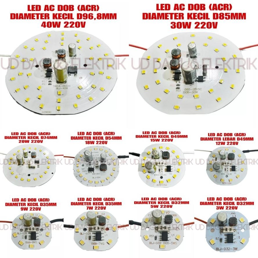 h-4 fx-45 PL30 AS25 PCB LED AC ACR DAN PREMIUM 3W SD 60W LENGKAP - PCB LED DC - PCB LED TRAFO - LED 