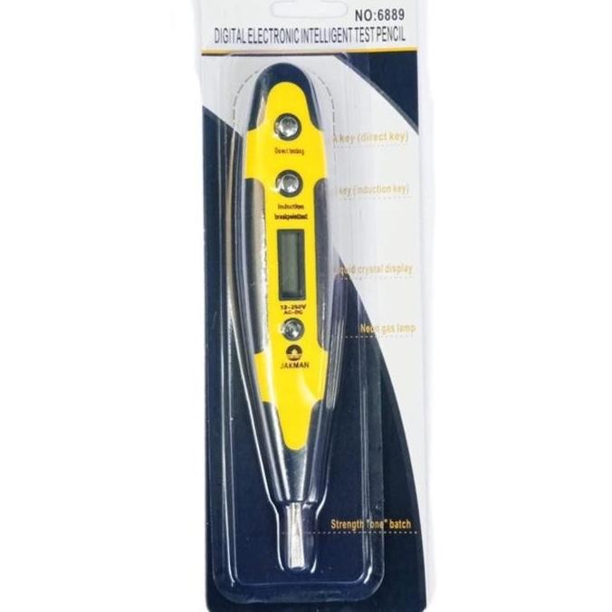 TGR tespen sensor/tespen digital detektor voltase tester Elektrik AC DC, Lampu bunyi otomatis Batrai