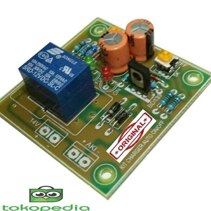 TGR Kit charger aki otomatis ON OFF PCB FIBER BERKUALITAS