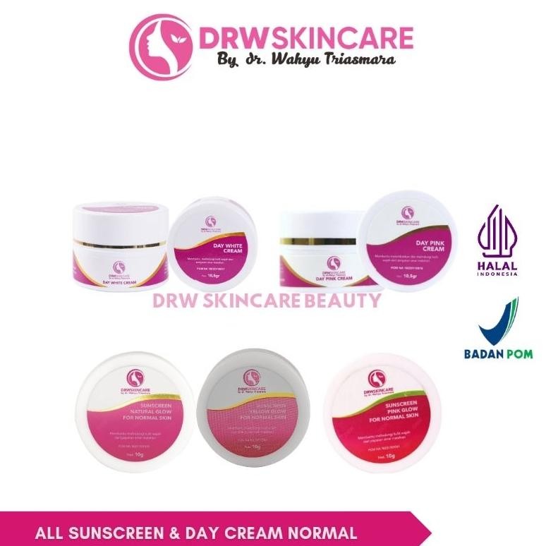 DRW Skincare Sunscreen Normal Skin Normal Glowing Day Cream White Sunscreen flek hitam aman untuk bu