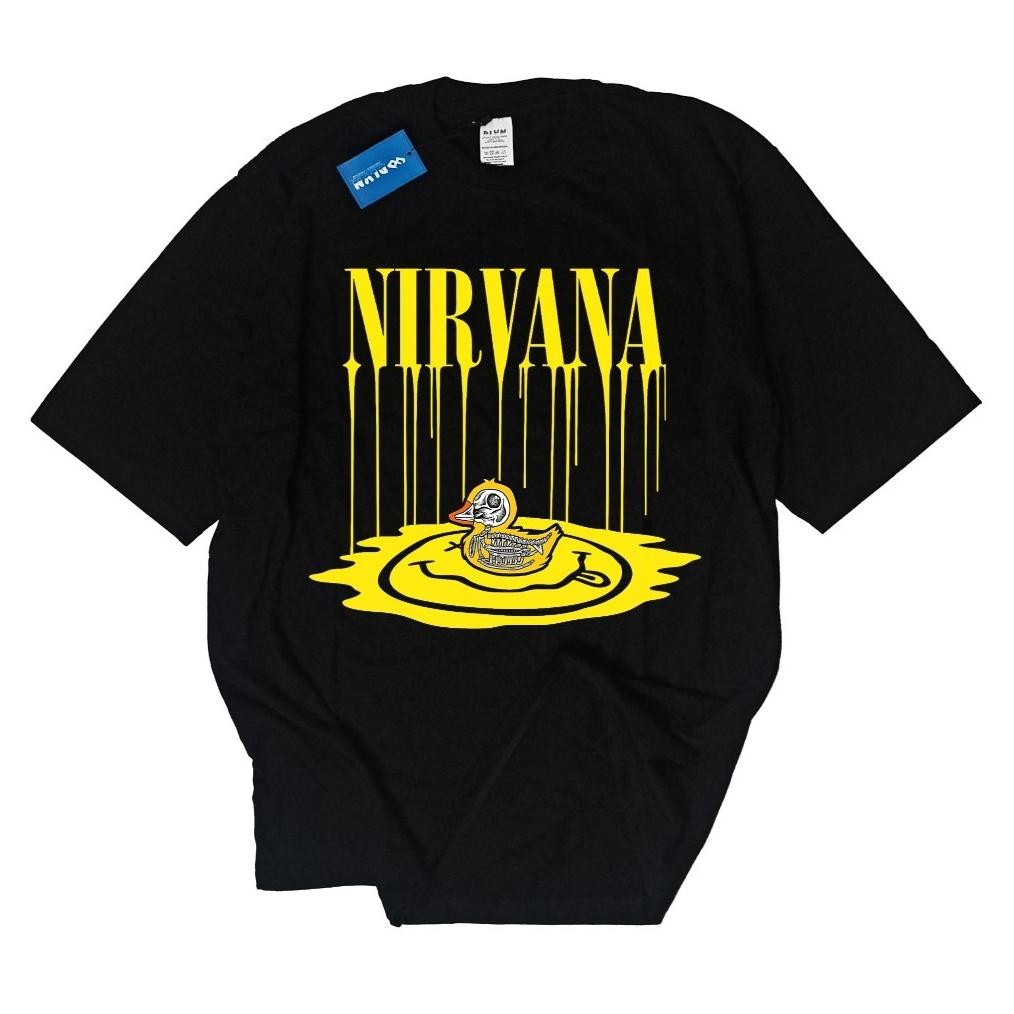 Terbaru Dlvn NirvanaKaos Nirvana Oversize Nirvana T-Shirt Baju Nirvana Original Kaos Nirvana Oversiz