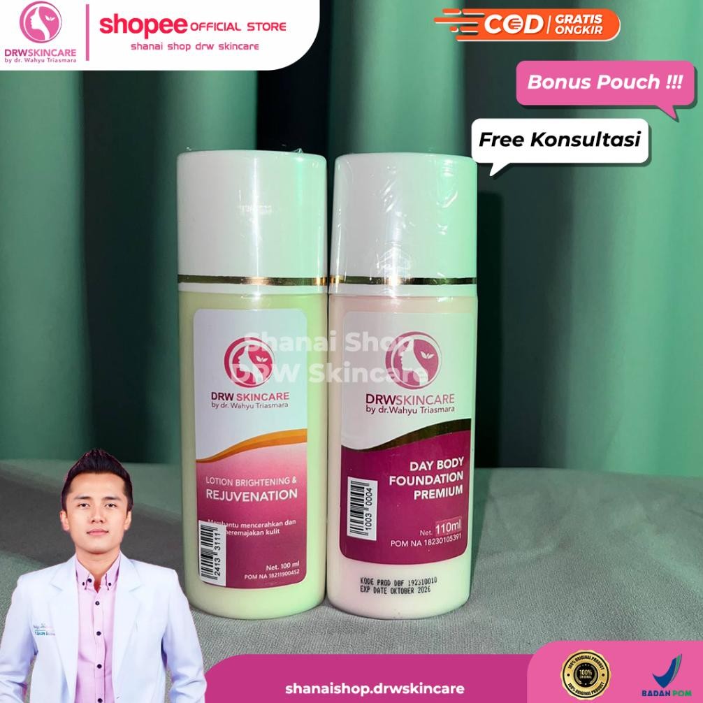 PAKET LOTION SIANG MALAM REJUV PEMUTIH DRW SKINCARE