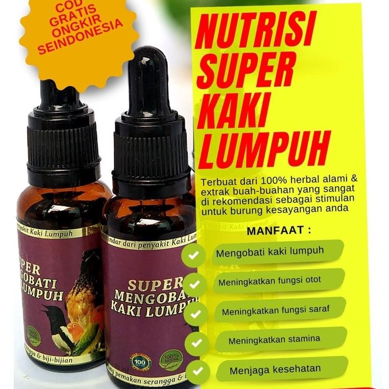 SUPER MENGOBATI KAKI LUMPUH PADA BURUNG SUPLEMEN UNTUK MENCEGAH DAN MENGOBATI BURUNG LUMPUH AST