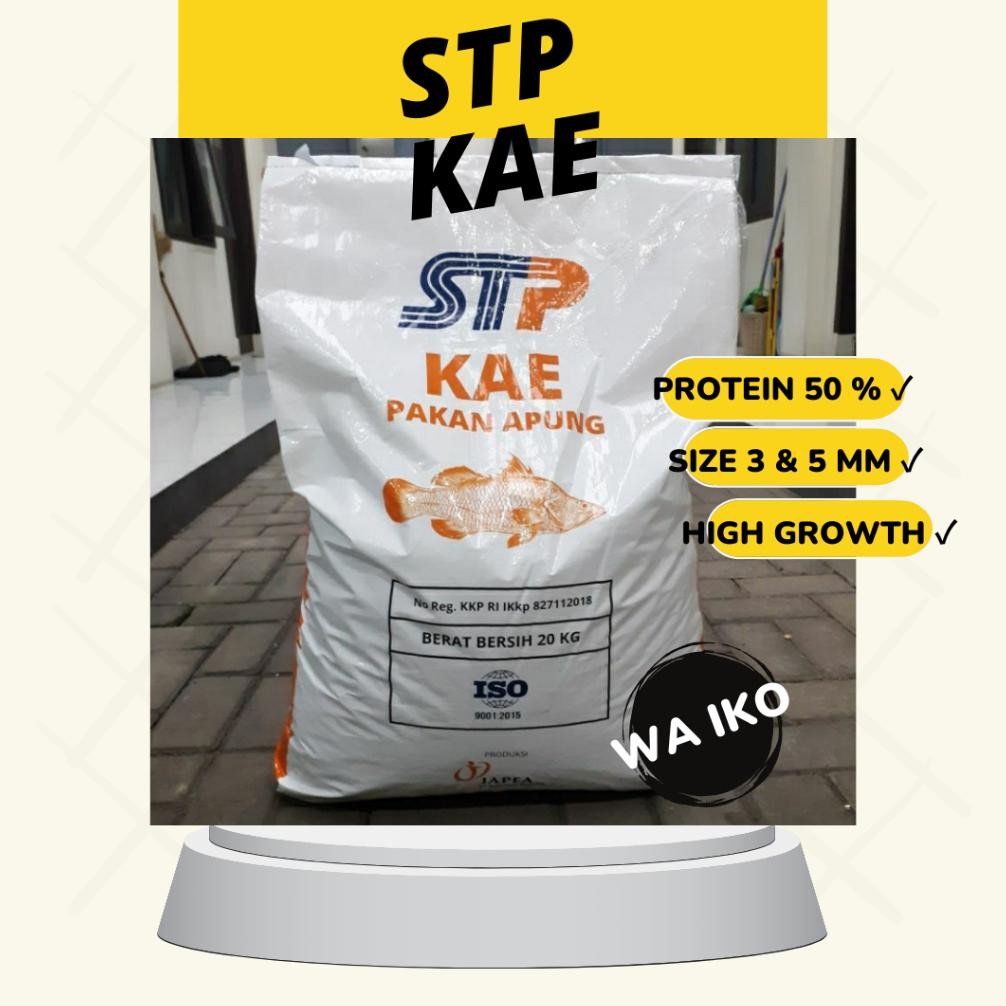 STP KAE JAPFA PAKAN MAKANAN PELET IKAN KOI KAKAP TAWAR 5 KG PREDATOR AST